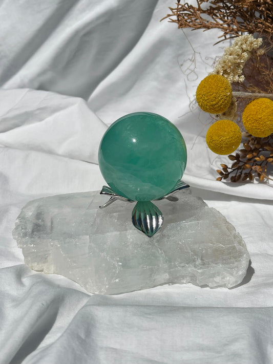 Green Fluorite Sphere #1