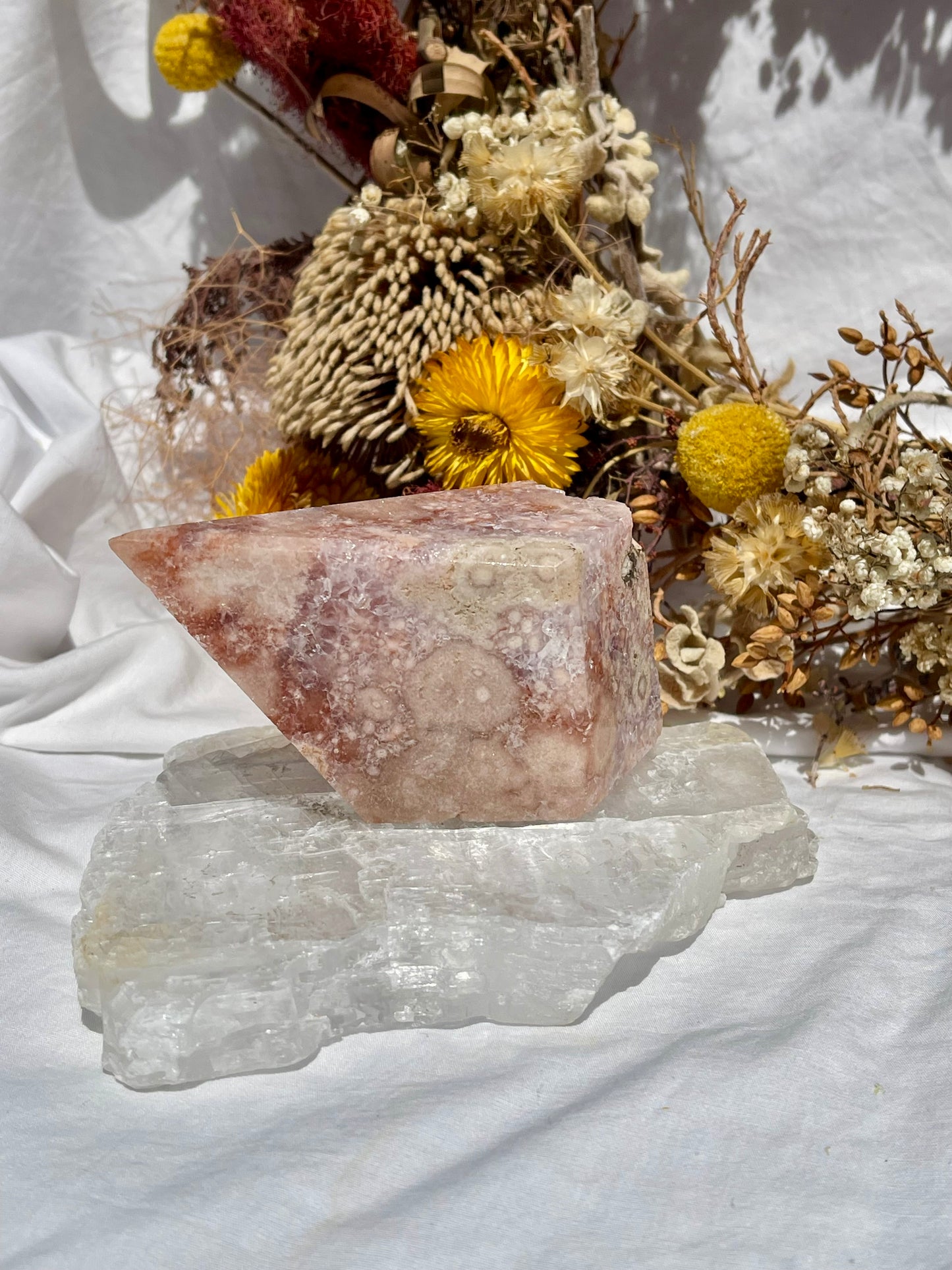 Pink Amethyst | Flower Agate Freeform #2