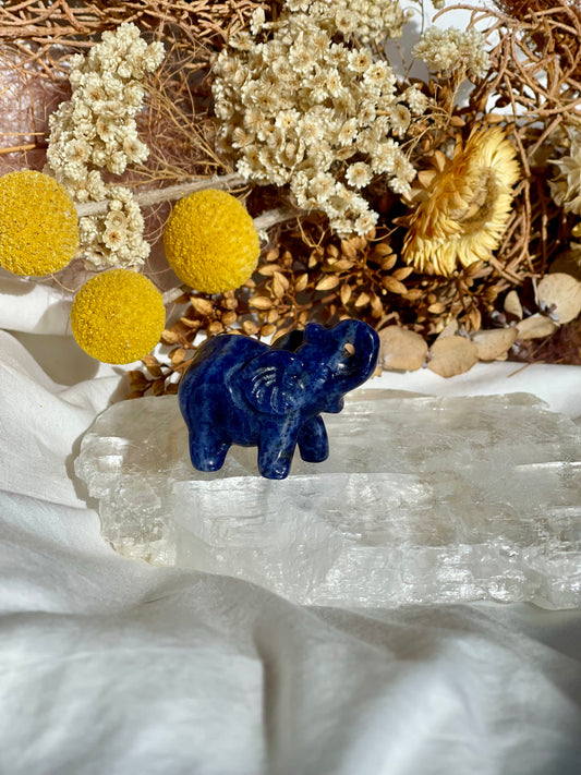 Sodalite Elephant #2