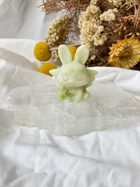 Lemon Jade Winged Bunny #1