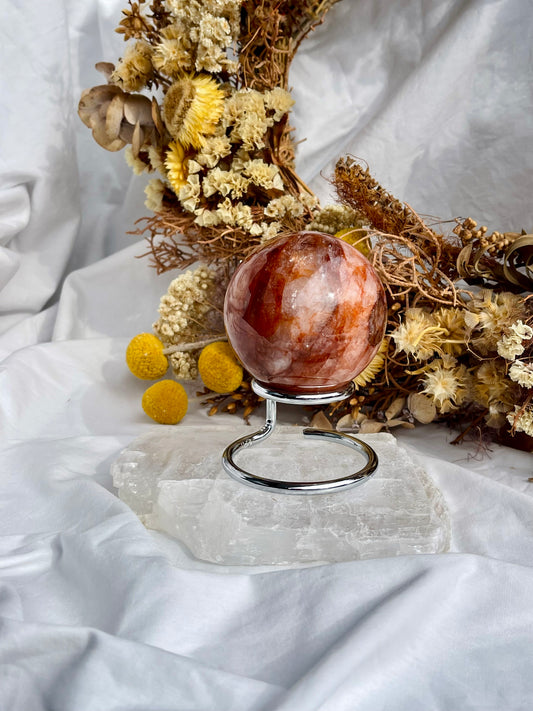 Fire Quartz Sphere