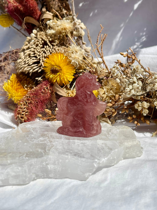 Strawberry Quartz Horse #1