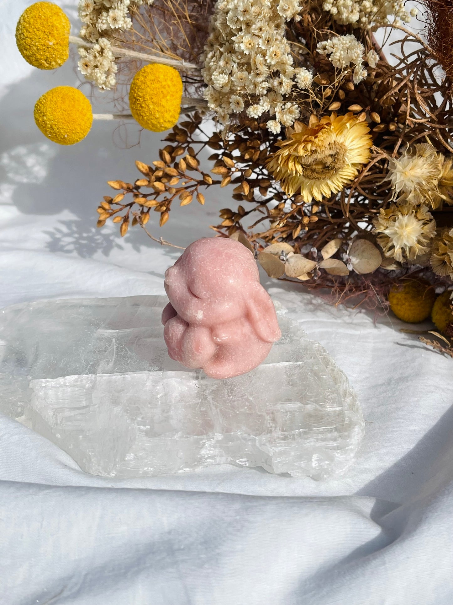 Pink Opal Bunny