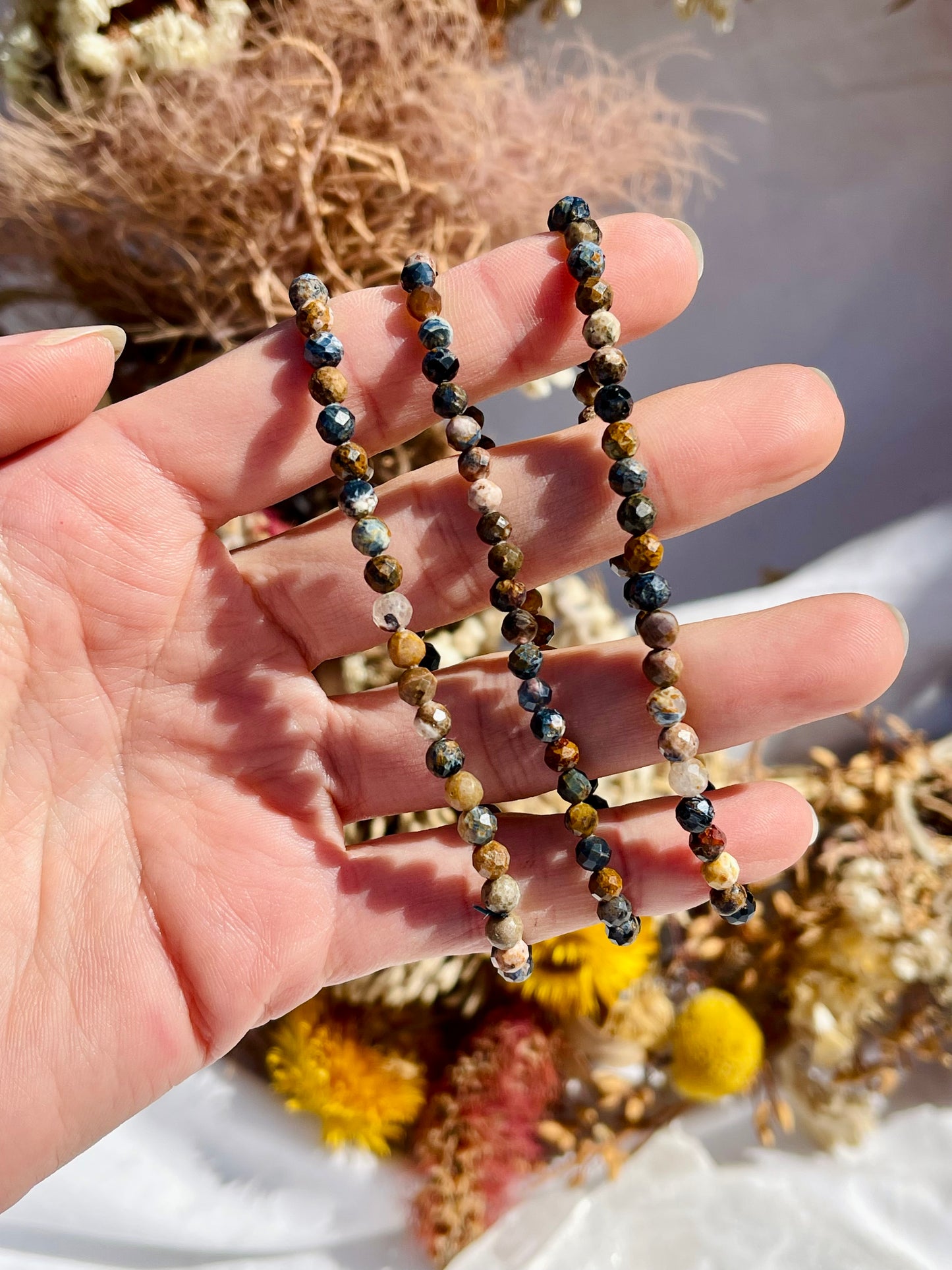 Peitersite Facet Bracelet