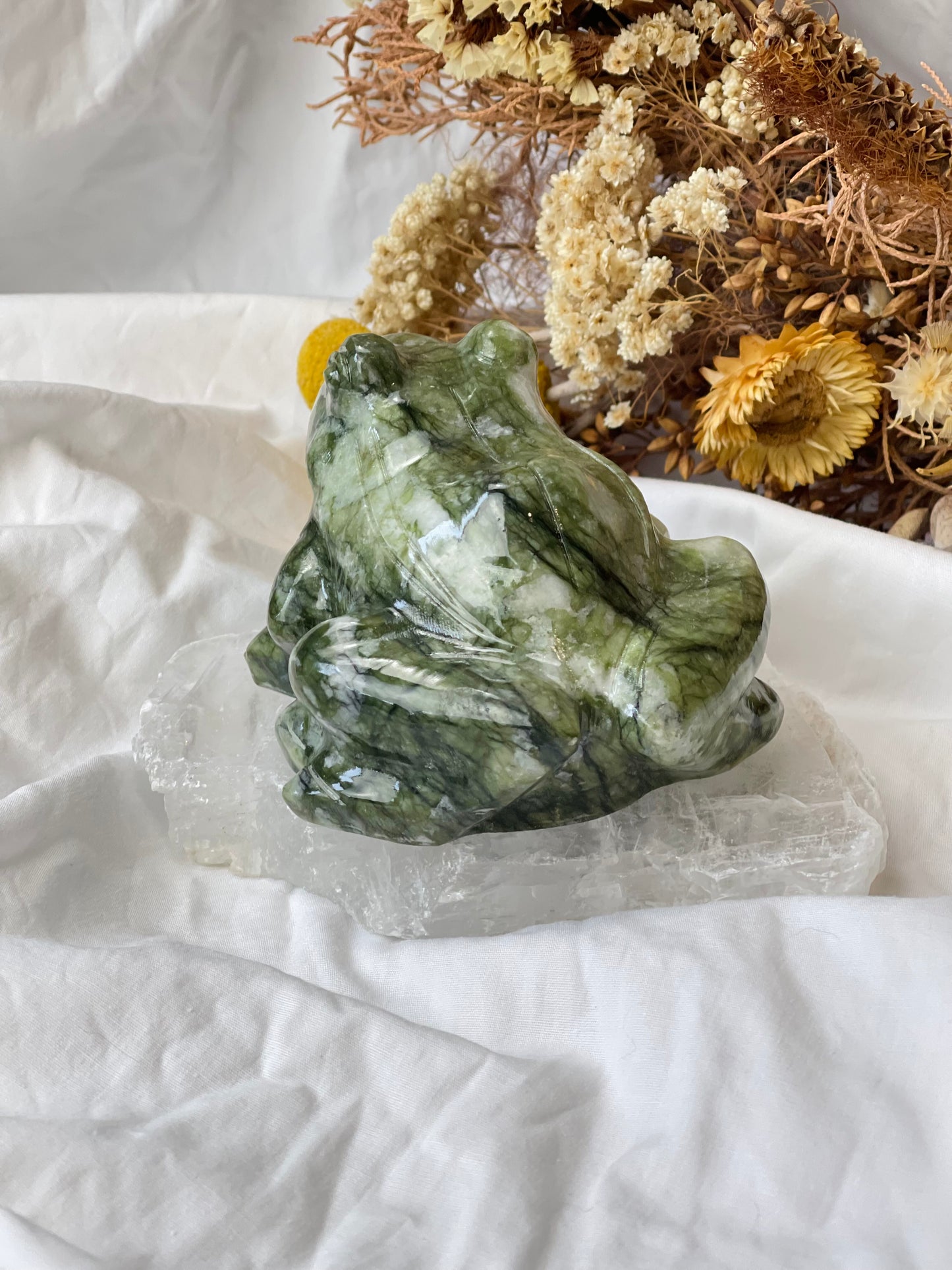 Green Jade Frog | Large #1