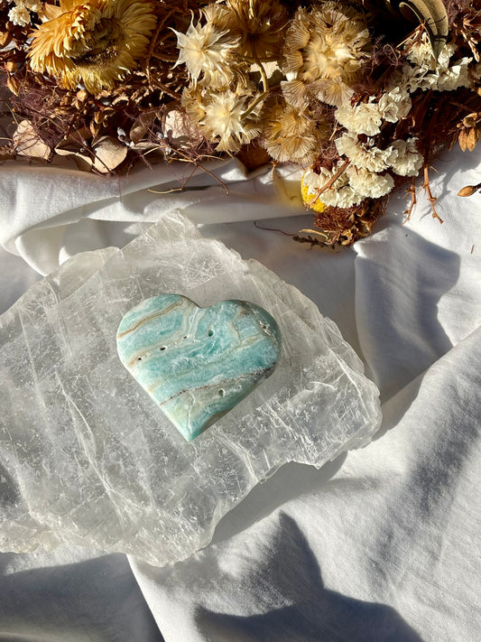 Hemimorphite Heart