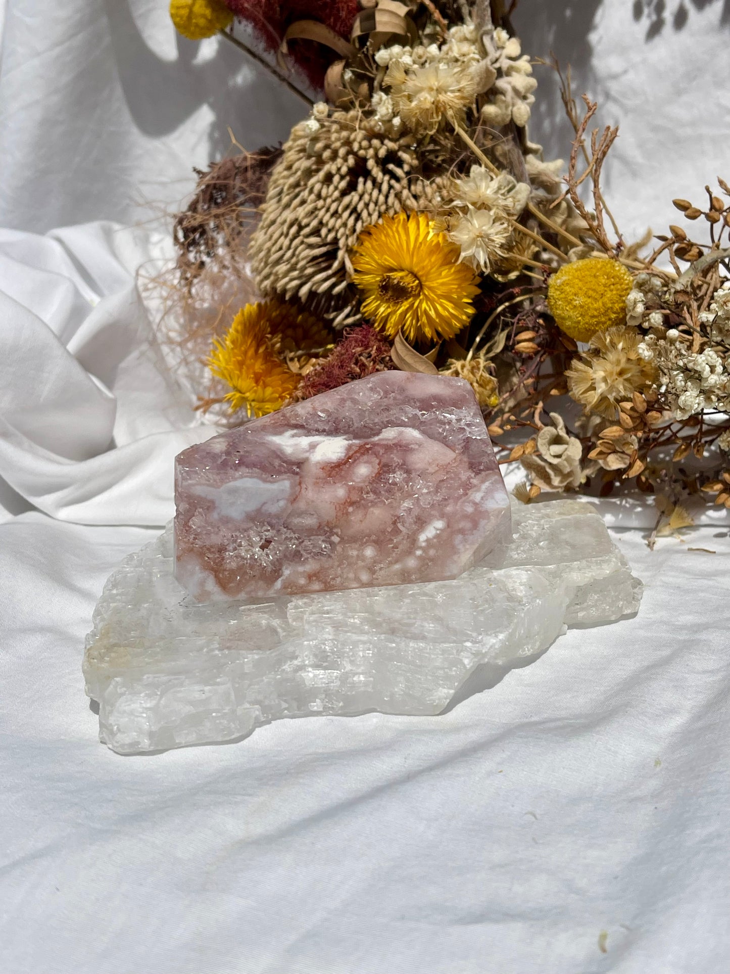 Pink Amethyst | Flower Agate Freeform #1