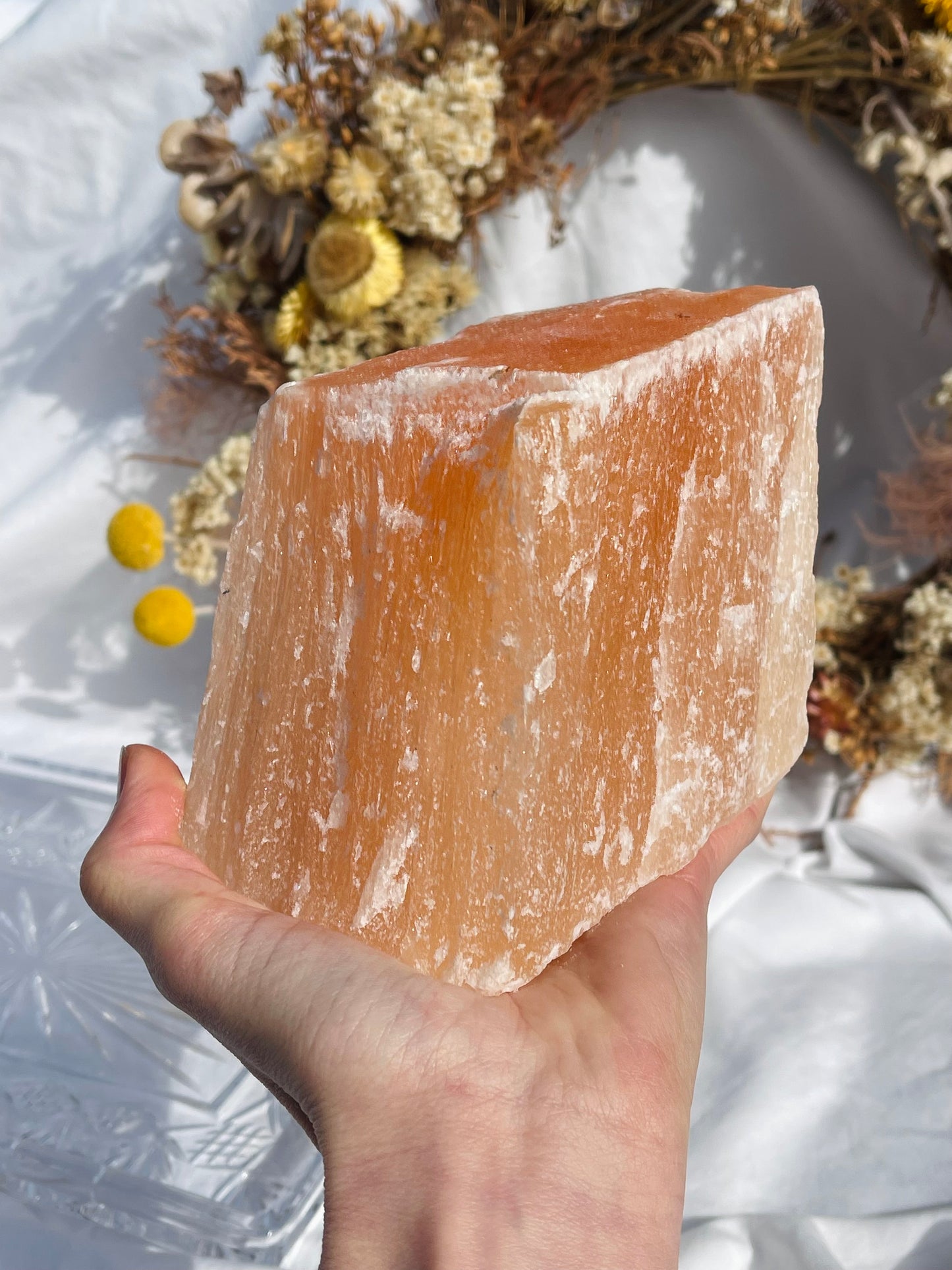 Orange Selenite Raw #2