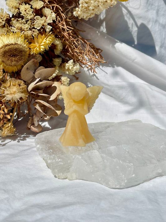 Orange Calcite Angel #2