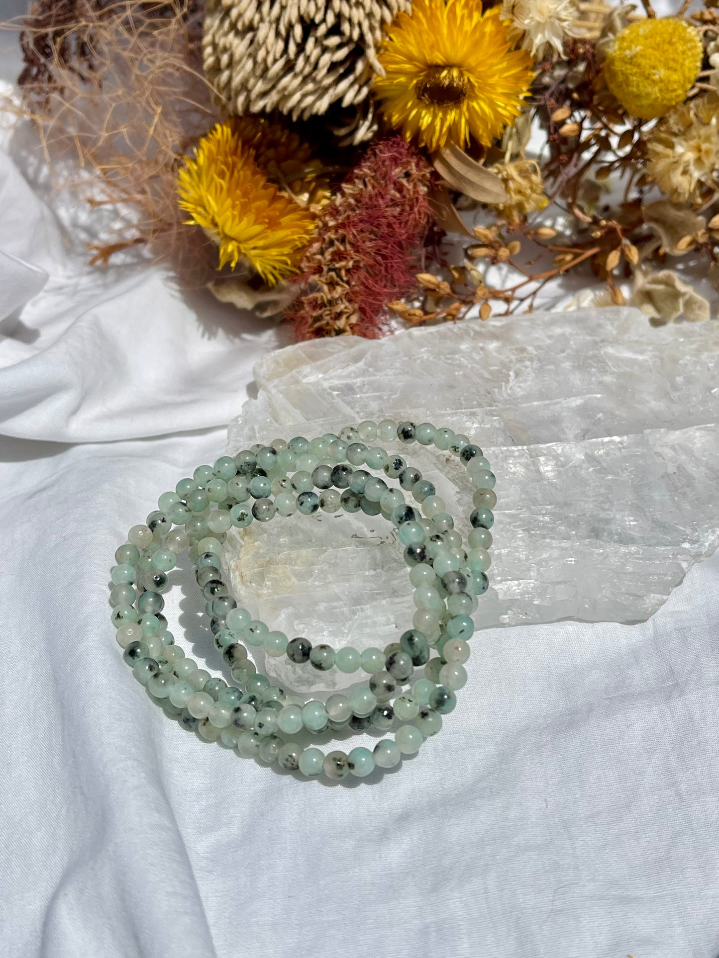 Kiwi Jasper Bracelet | 4mm