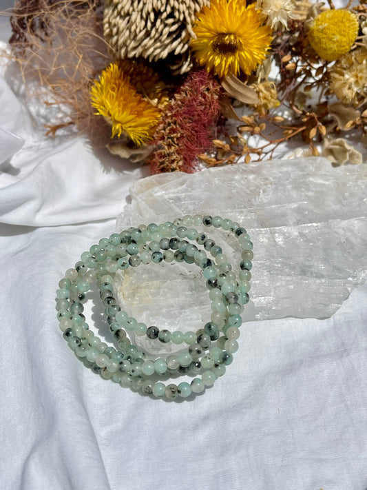 Kiwi Jasper Bracelet | 4mm