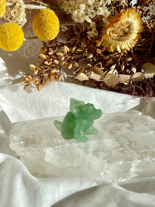 Green Aventurine Baby Triceratops