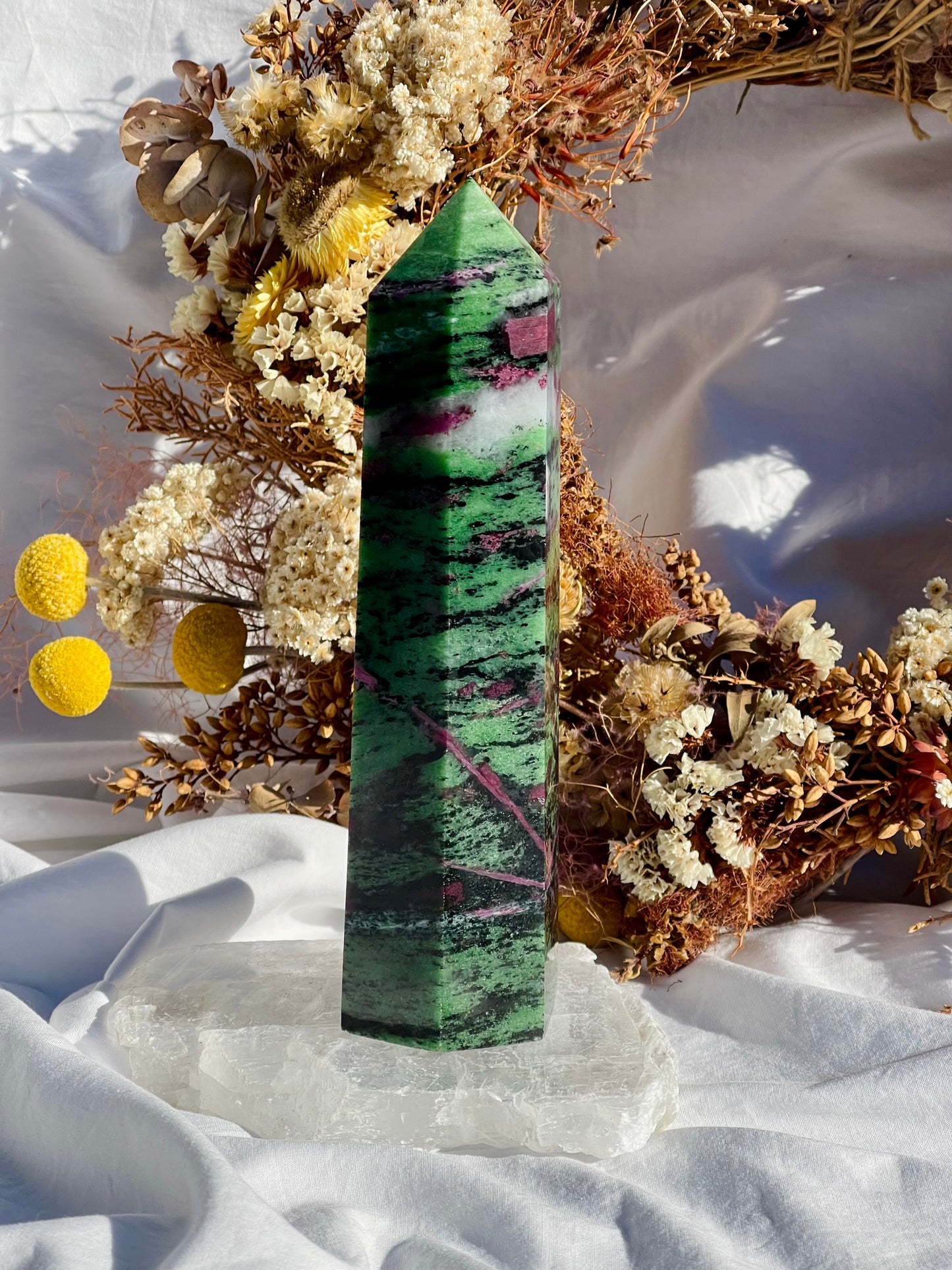 Ruby Zoisite Point