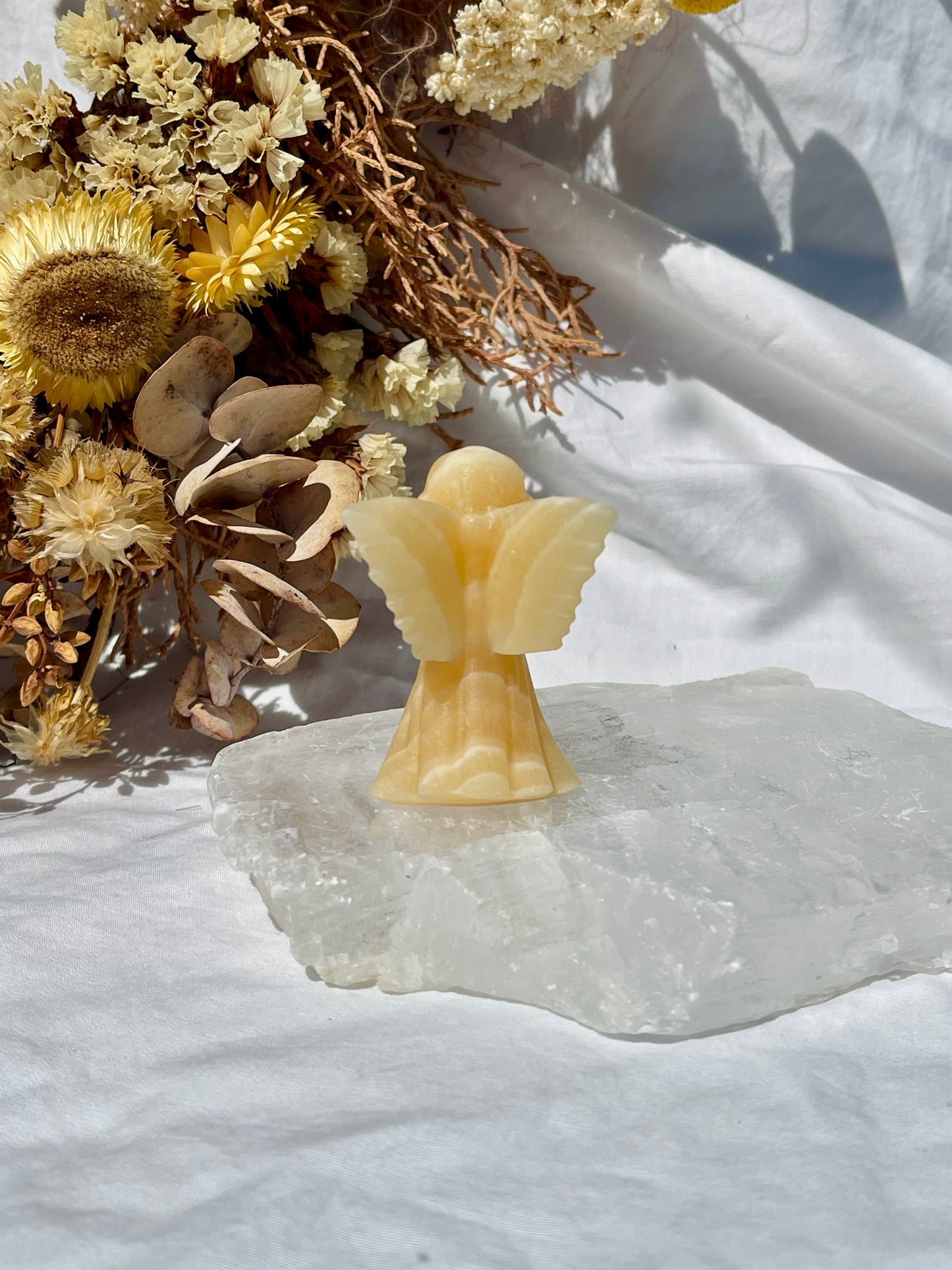Orange Calcite Angel #1