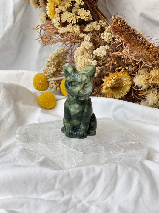 Green Jade Cat #3