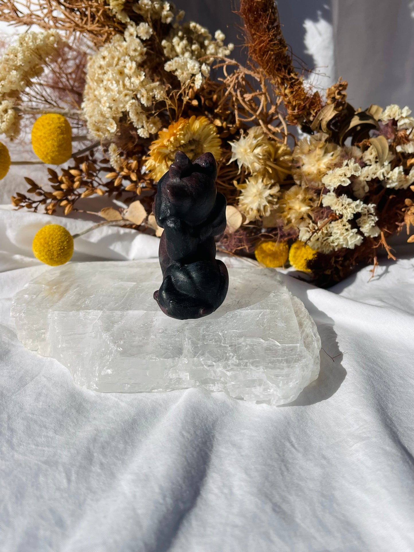 Garnet Astrophyllite Marie Cat