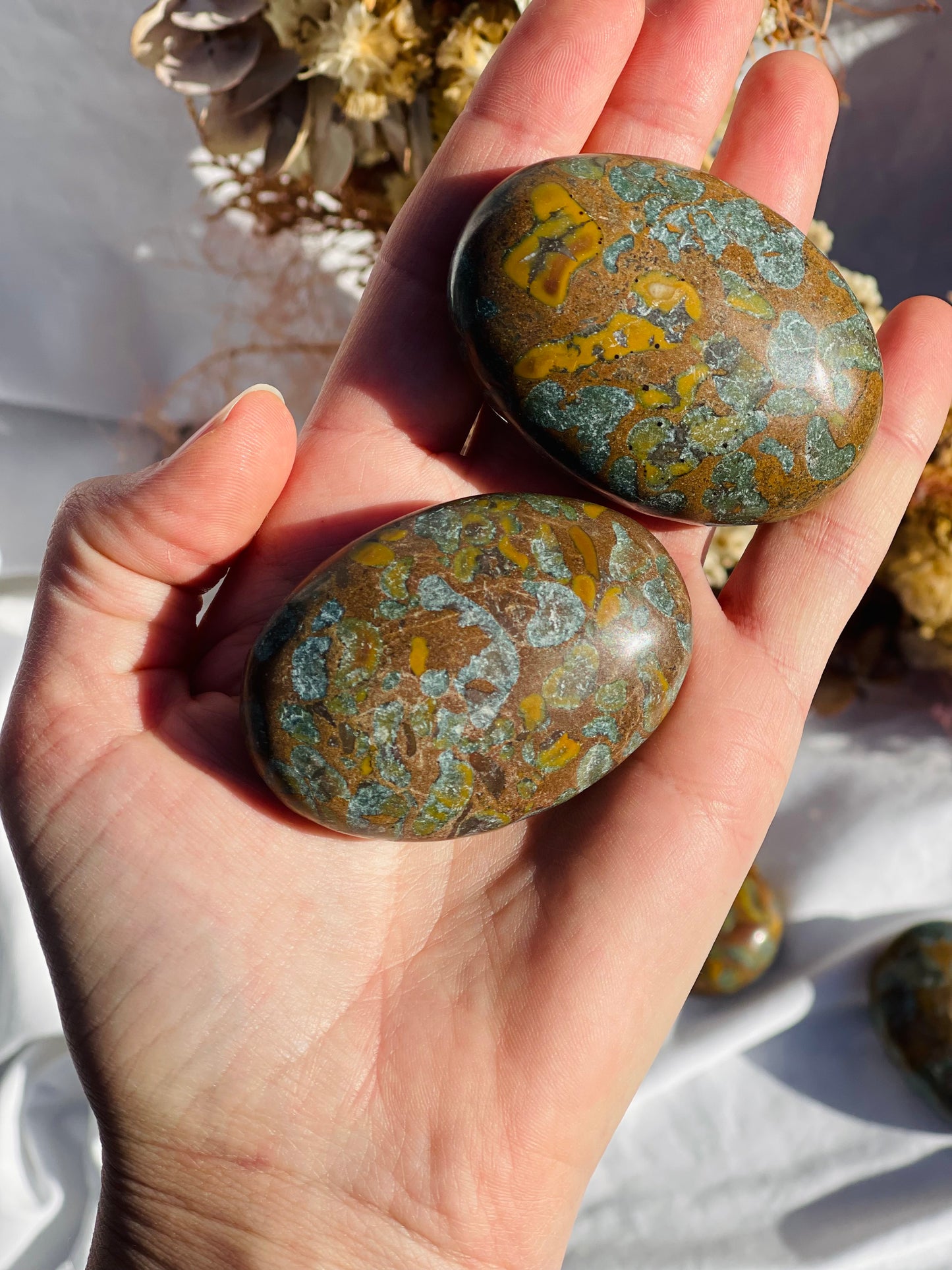 Fruit Jasper Palmstone