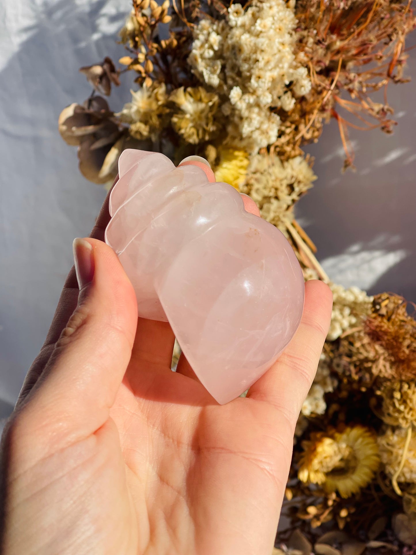 Rose Quartz Shell