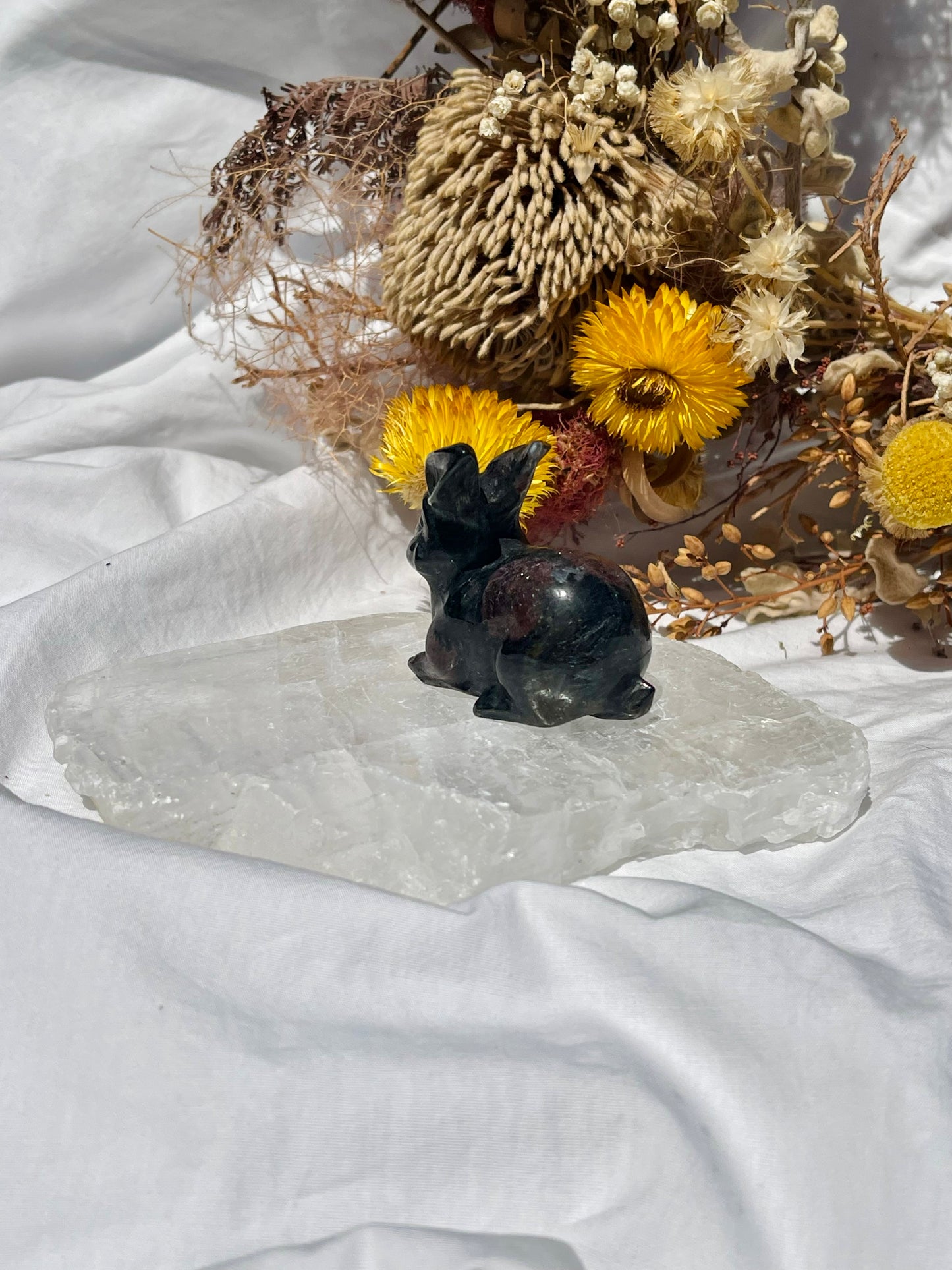 Garnet Astrophyllite Bunny #2