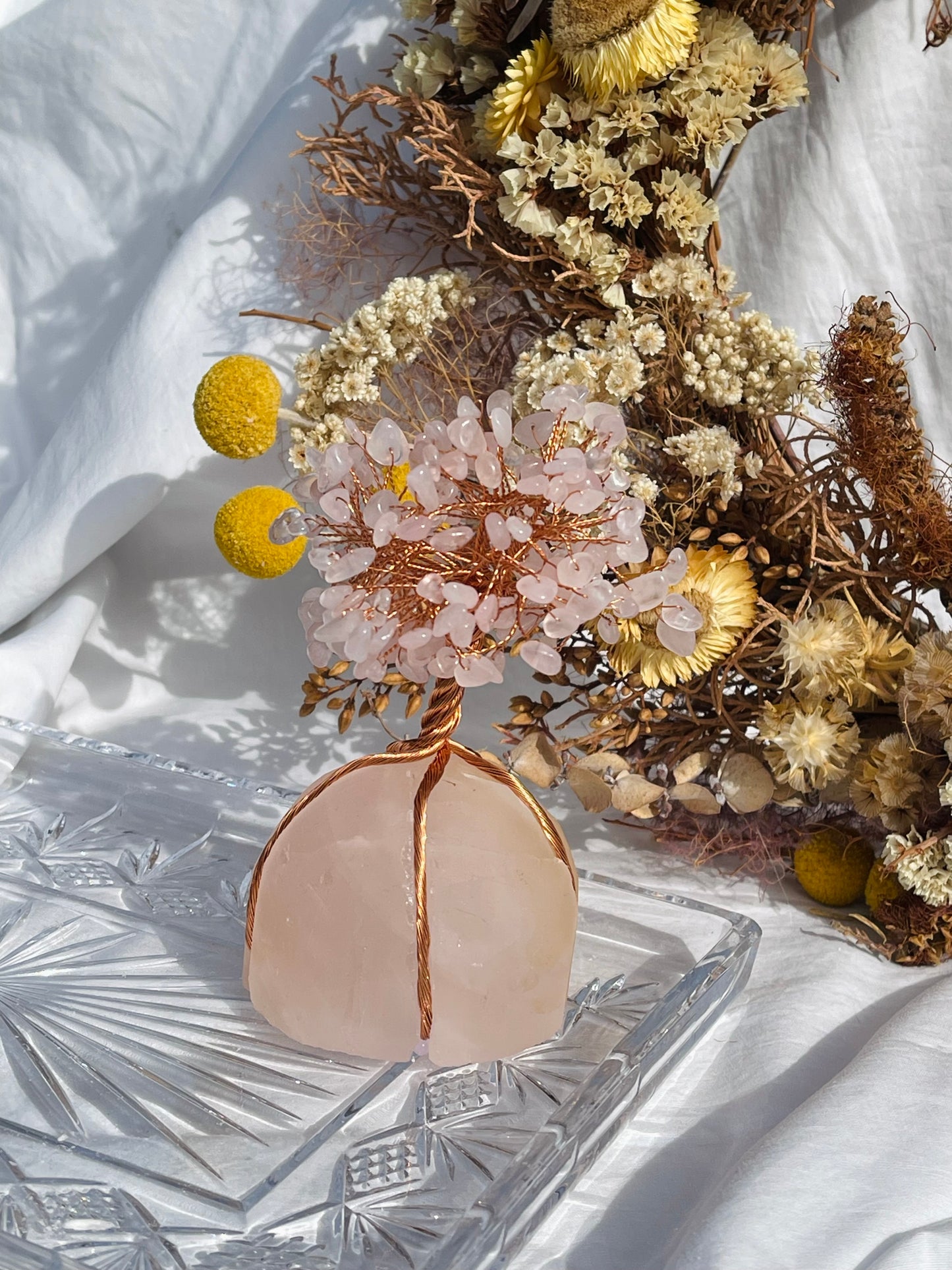 Rose Quartz Tree