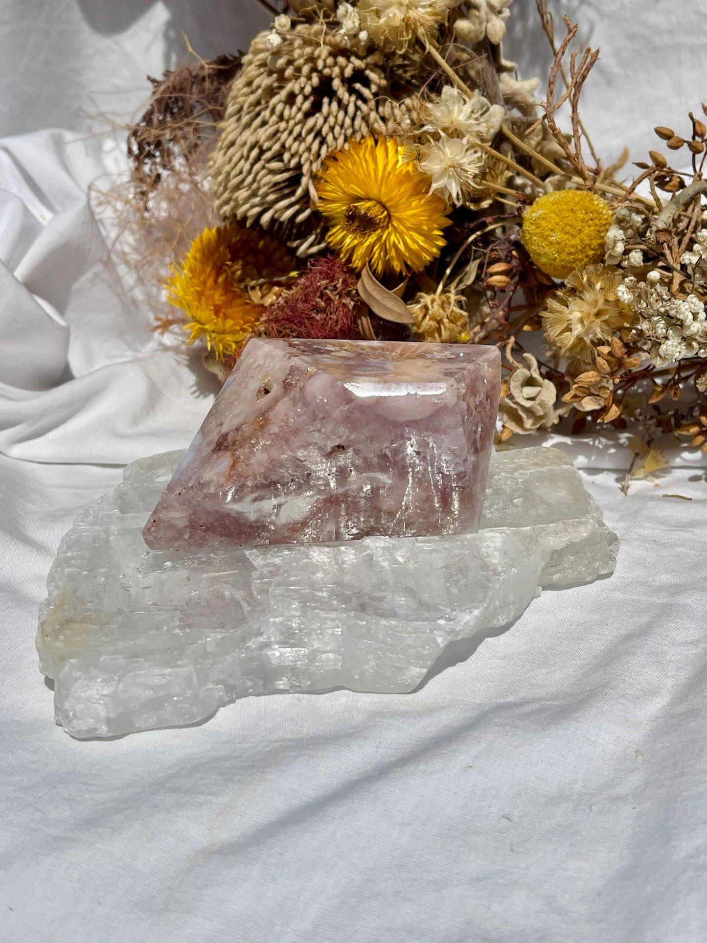 Pink Amethyst | Flower Agate Freeform #1