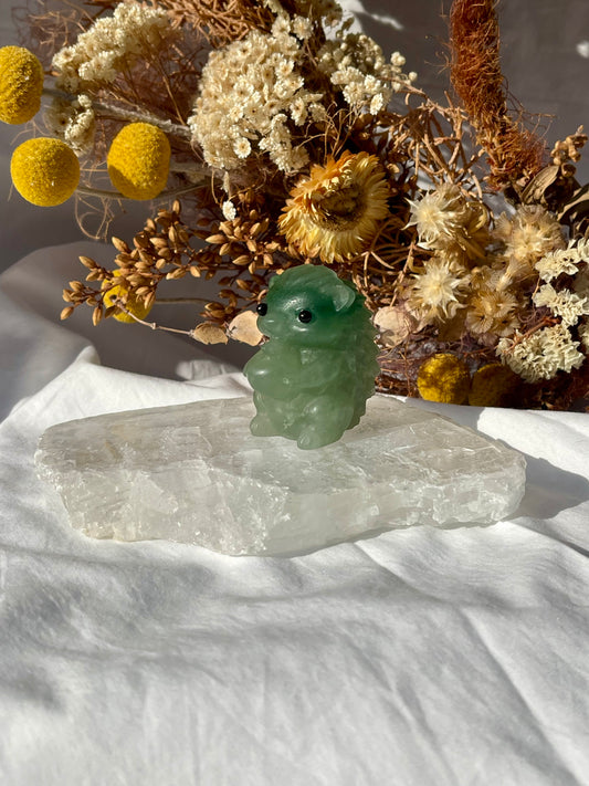 Green Aventurine Hedgehog