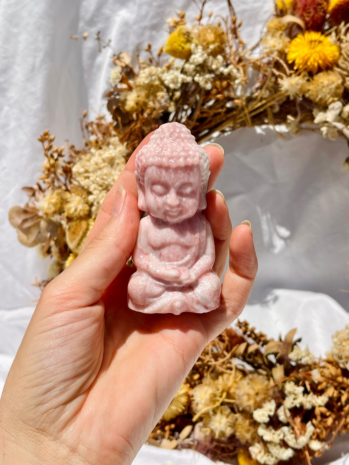 Pink Opal Buddha #2