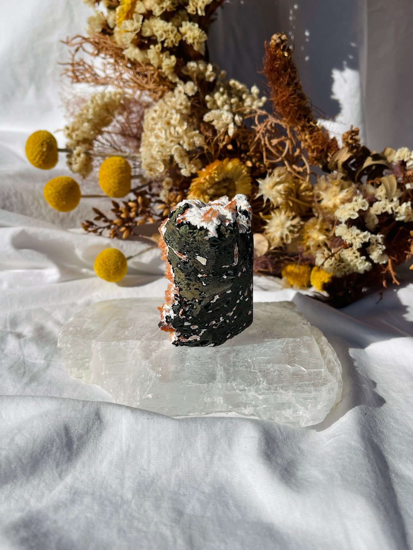 Heulandite on Mordenite Specimen #2