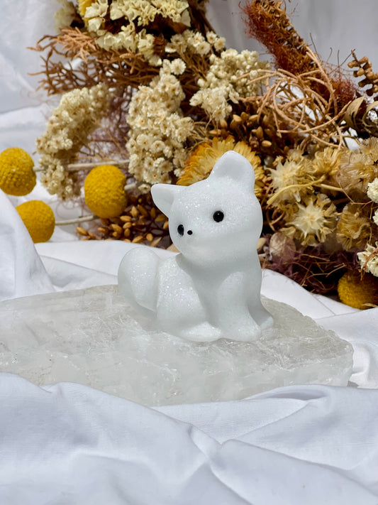 White Jade Baby Fox