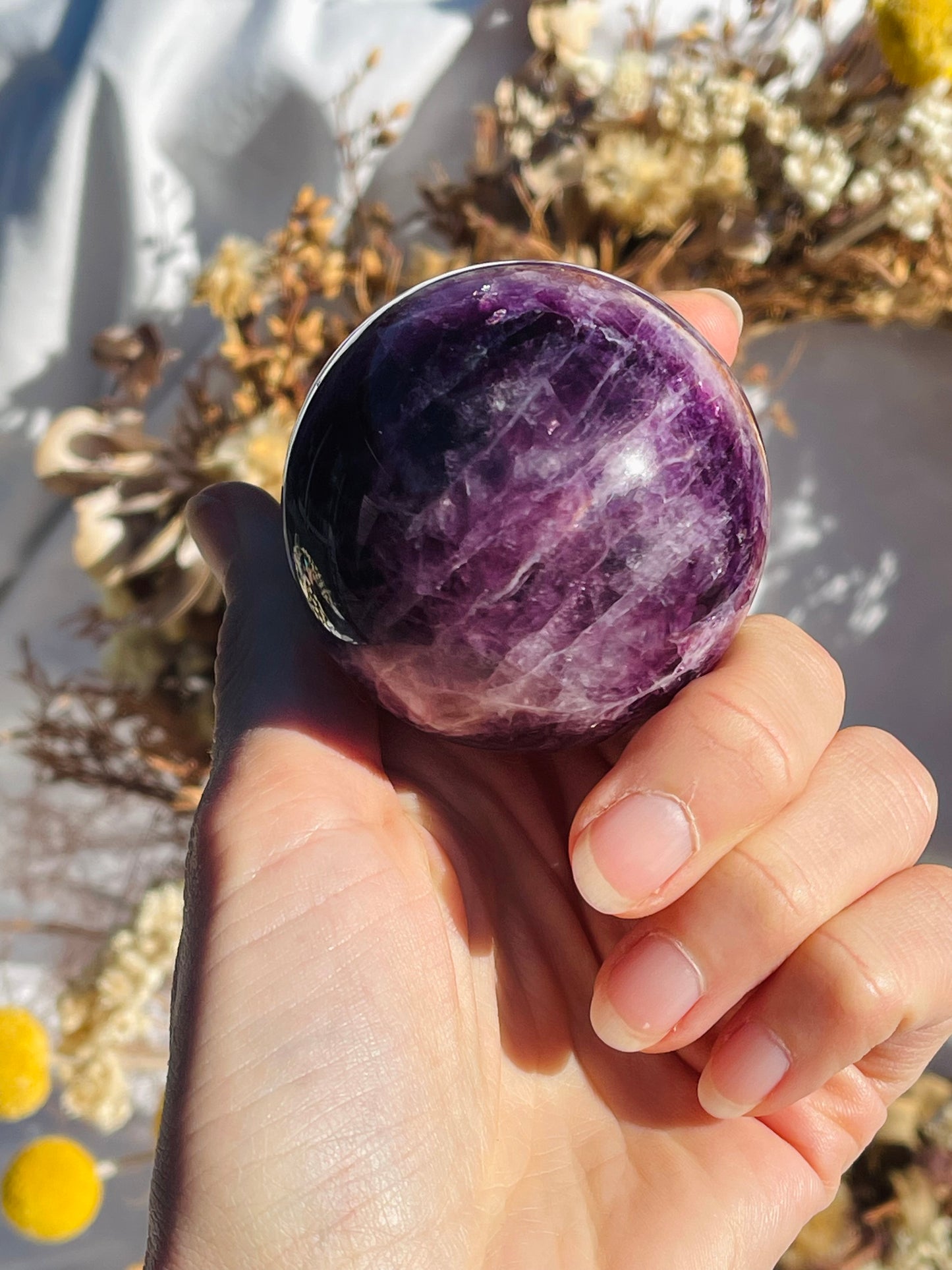 Purple Fluorite Sphere #1