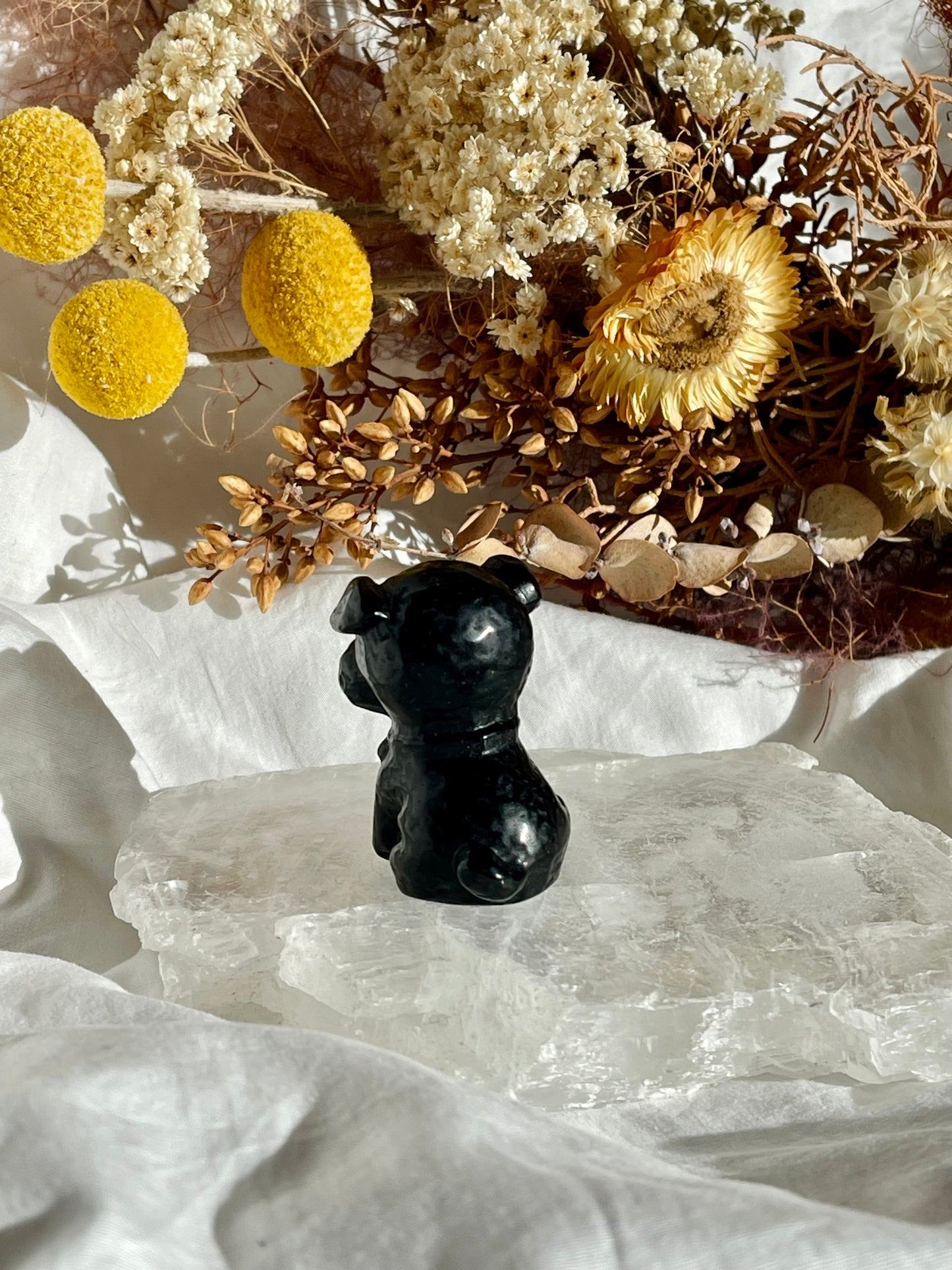 Black Obsidian Scottie Dog