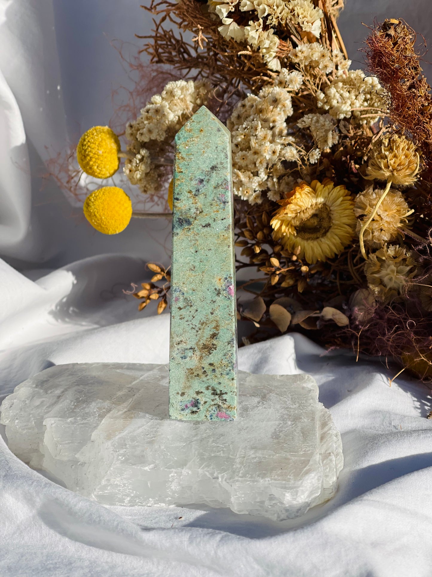 Ruby Fuchsite Point #2