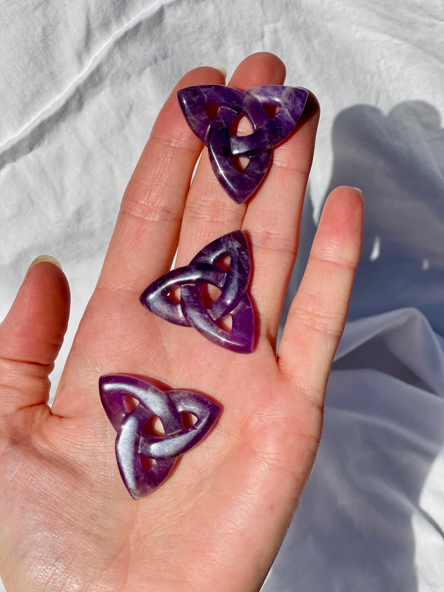 Amethyst Celtic Knot