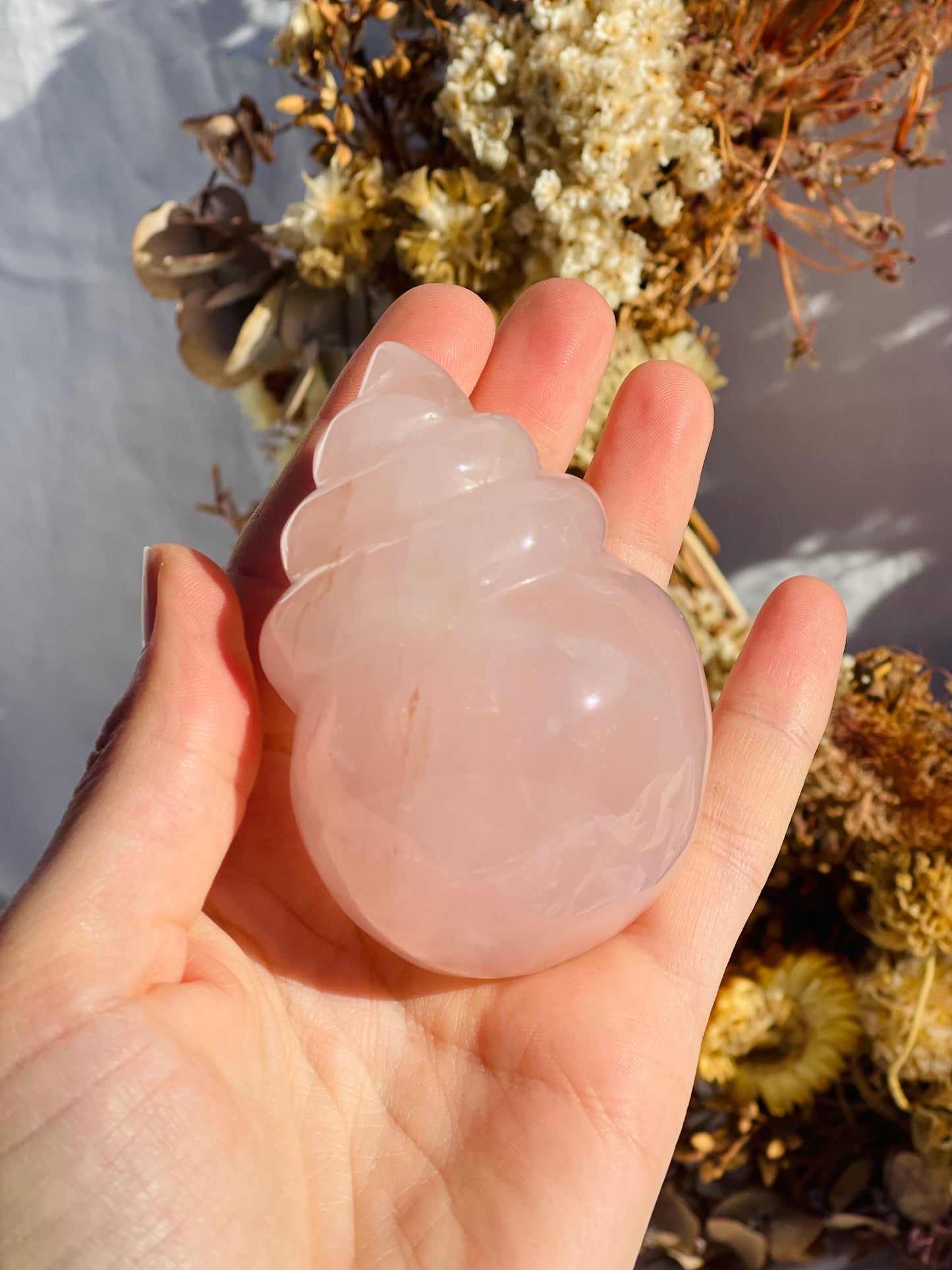 Rose Quartz Shell