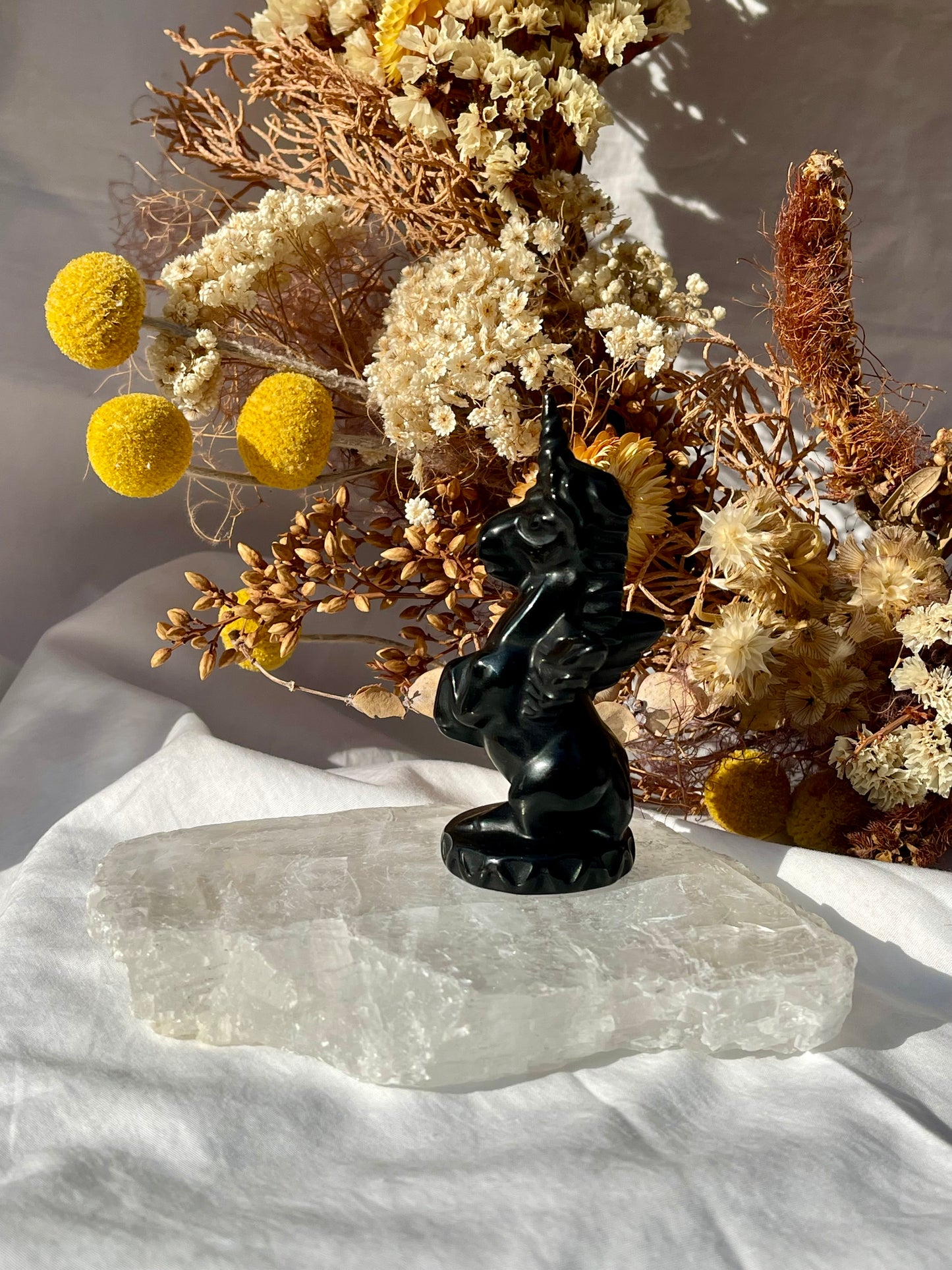 Black Obsidian Unicorn