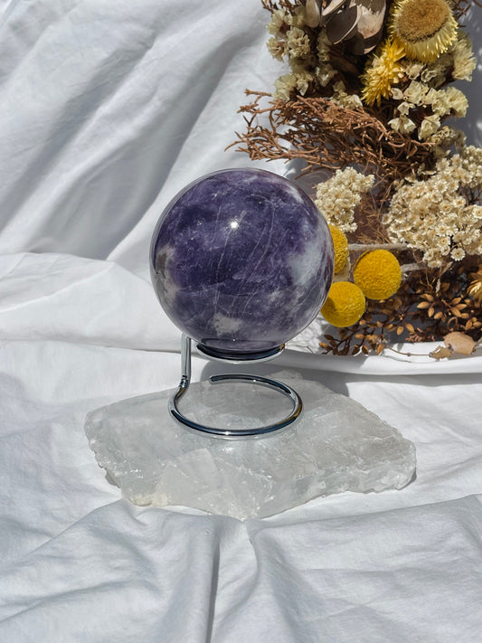 Lepidolite Sphere