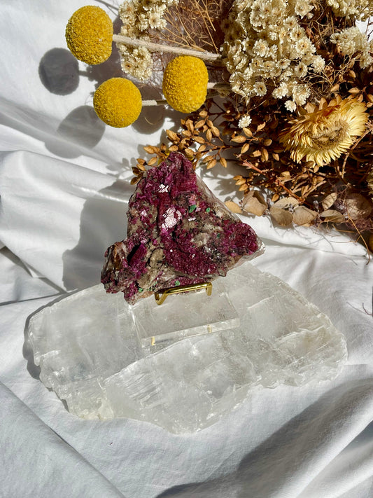 Cobalto Calcite Specimen