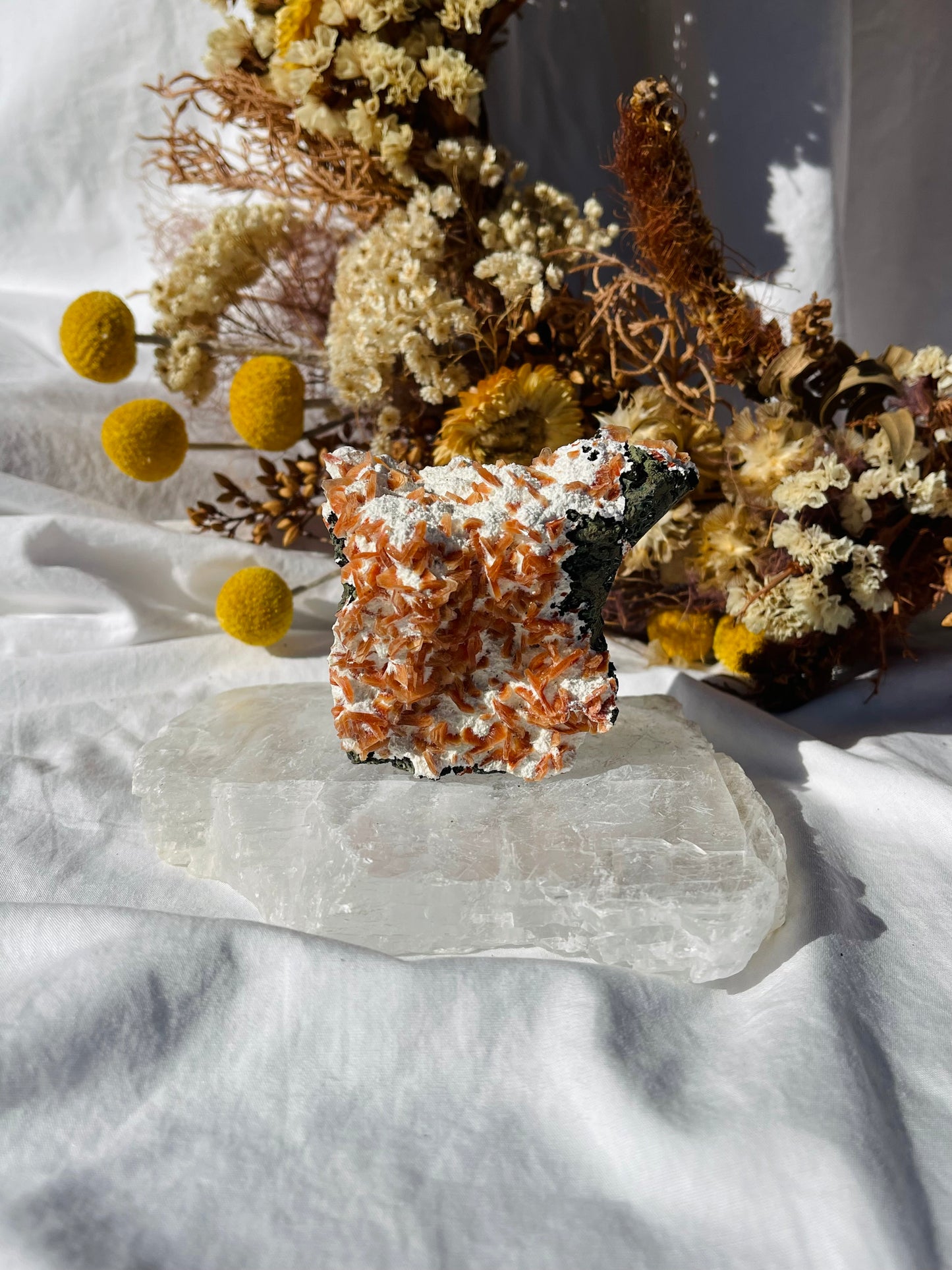 Heulandite on Mordenite Specimen #2