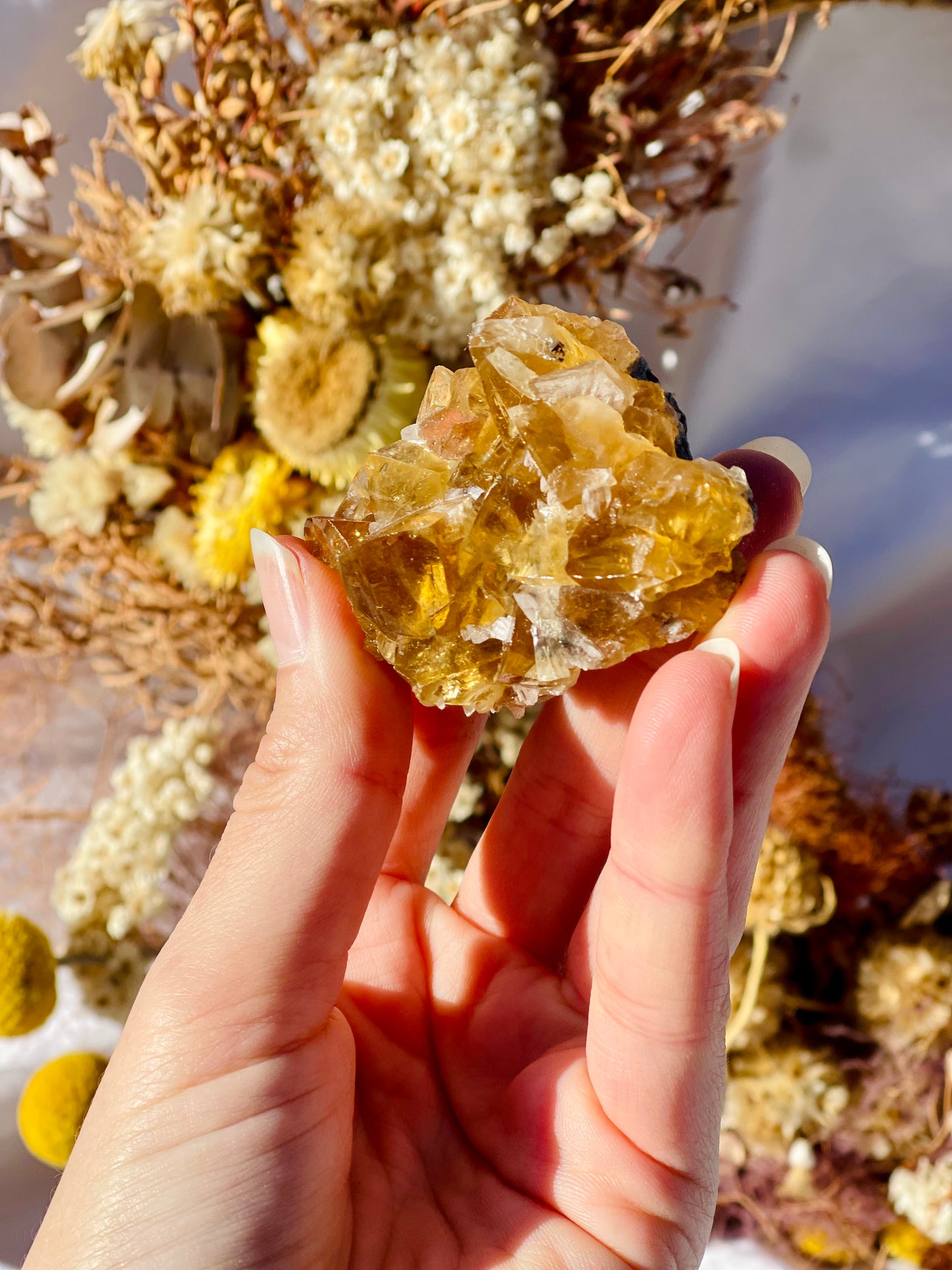 Yellow Fluorite Specimen