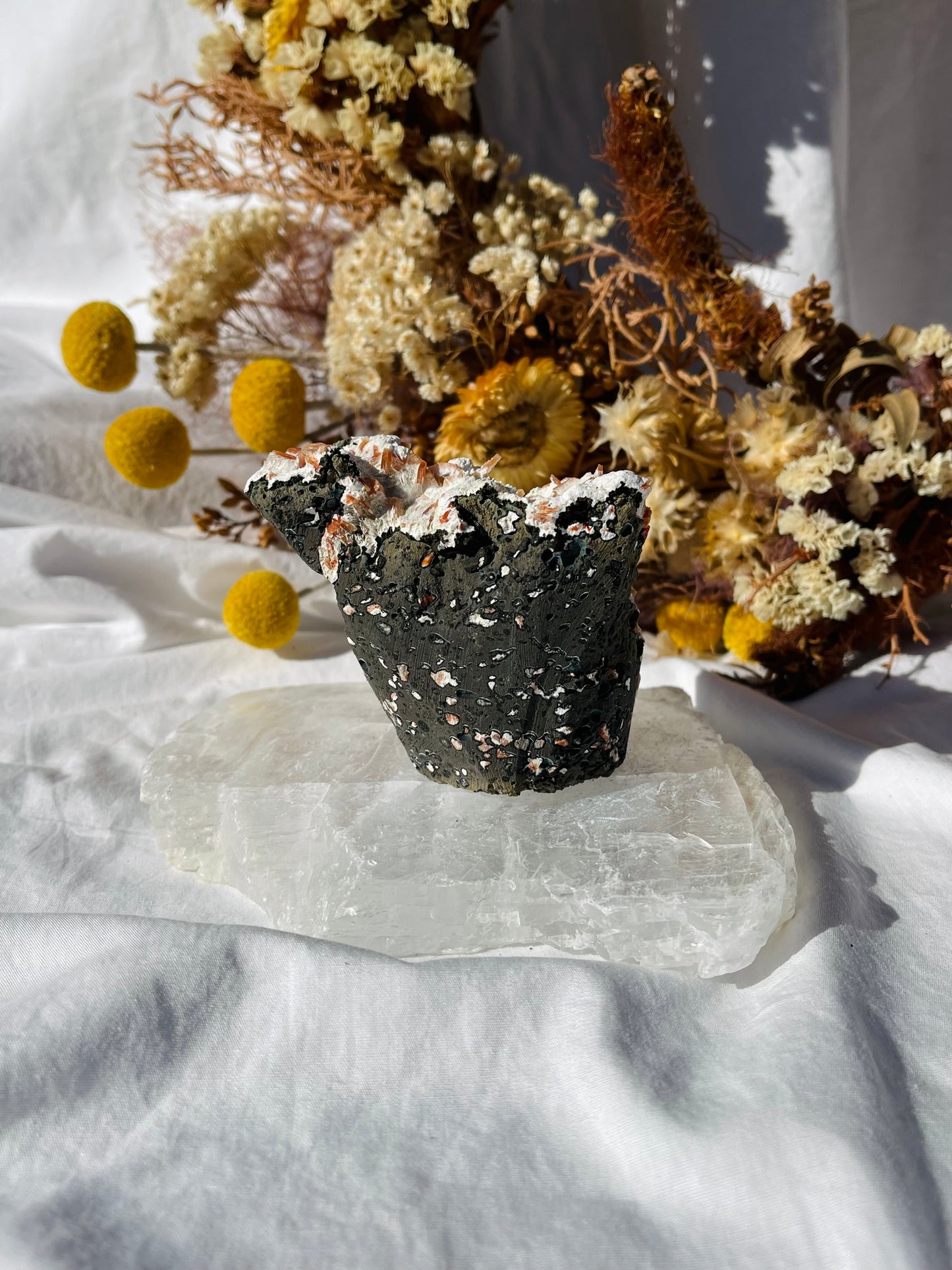 Heulandite on Mordenite Specimen #2