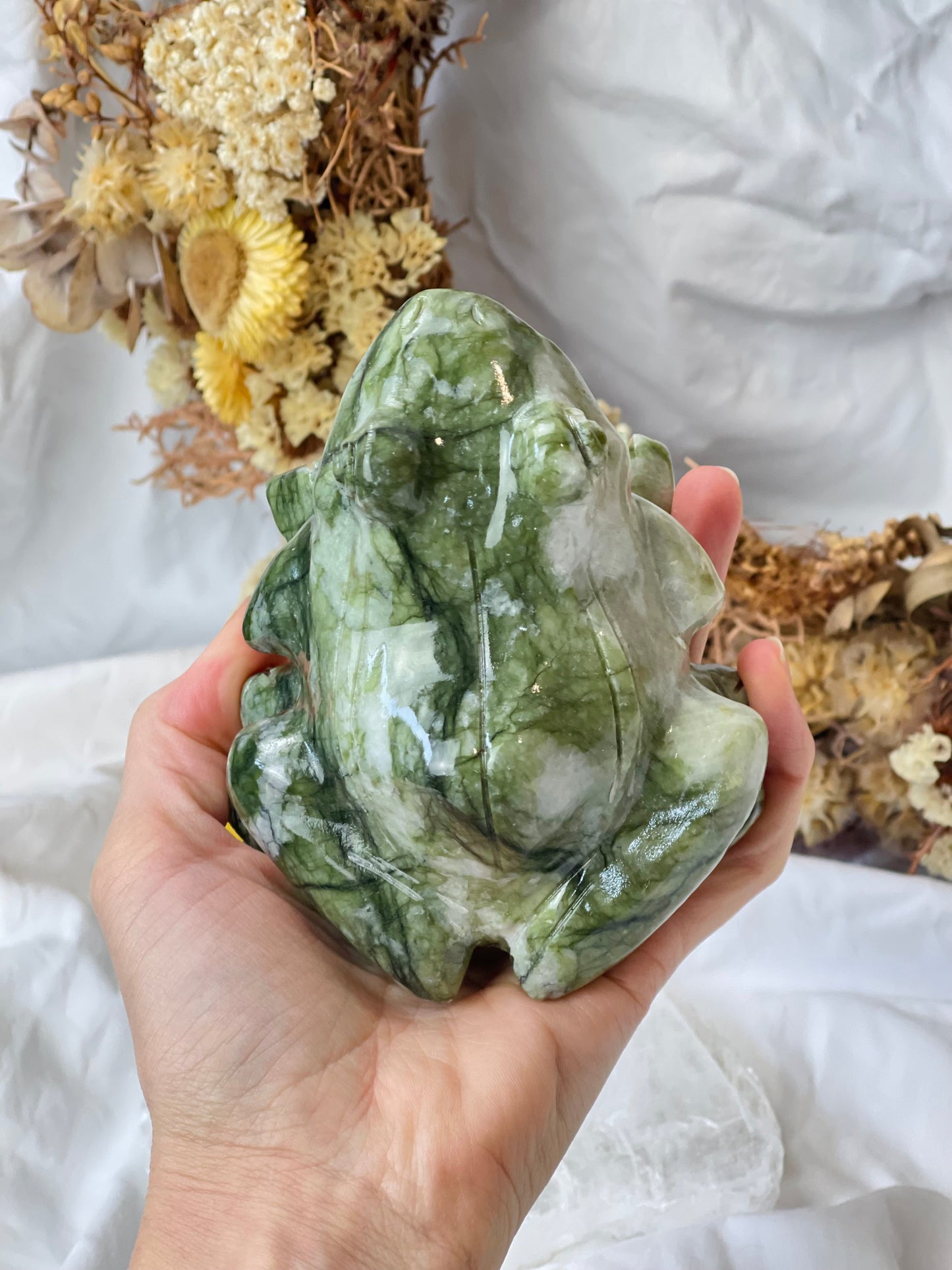 Green Jade Frog | Large #1