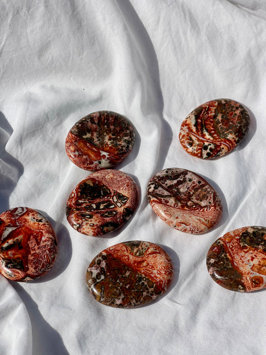 Leopard Skin Jasper Worry Stone