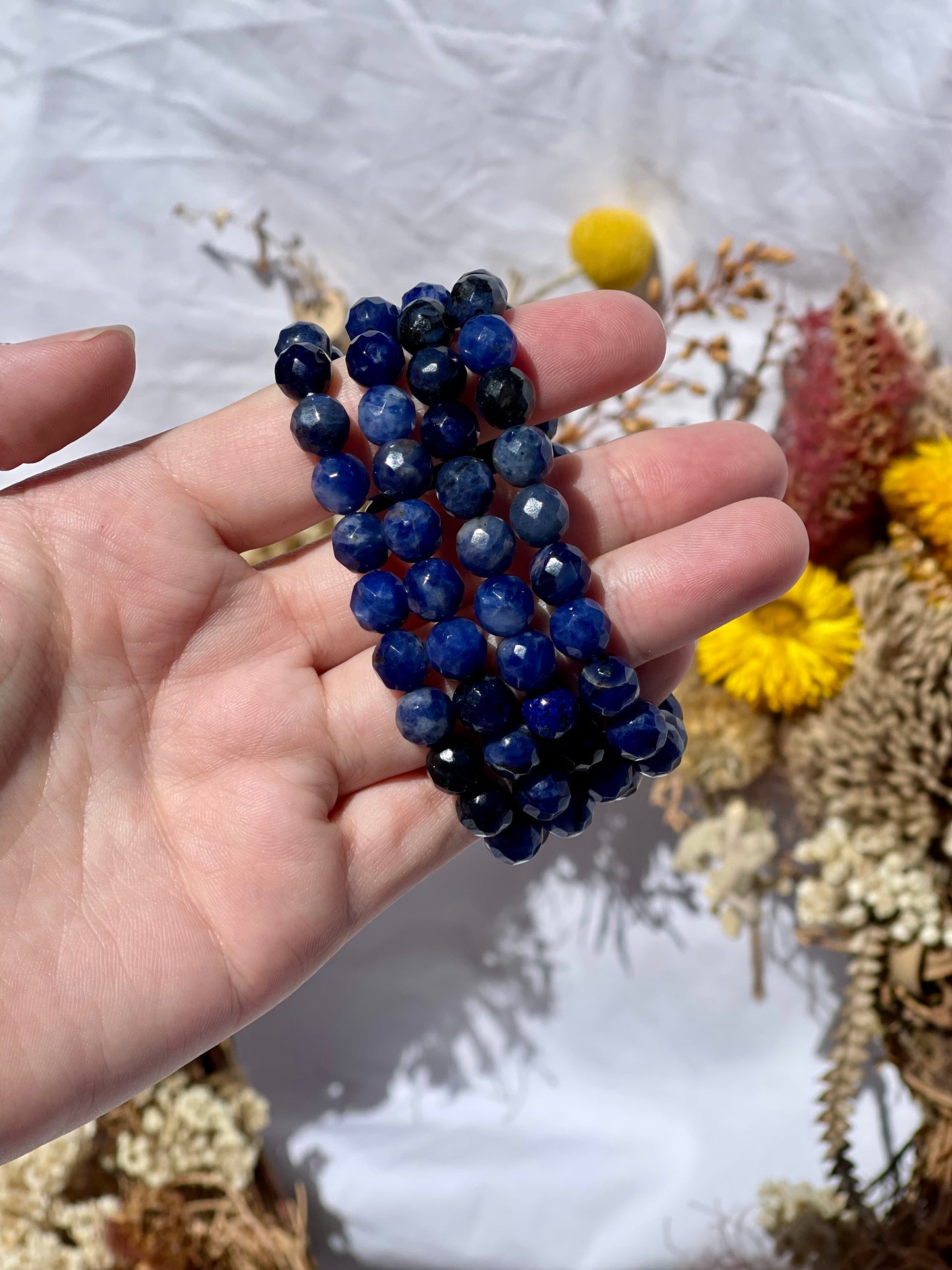 Sodalite Faceted Bracelet