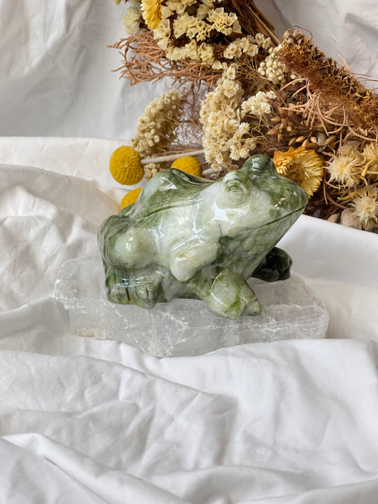 Green Jade Frog | Large #1