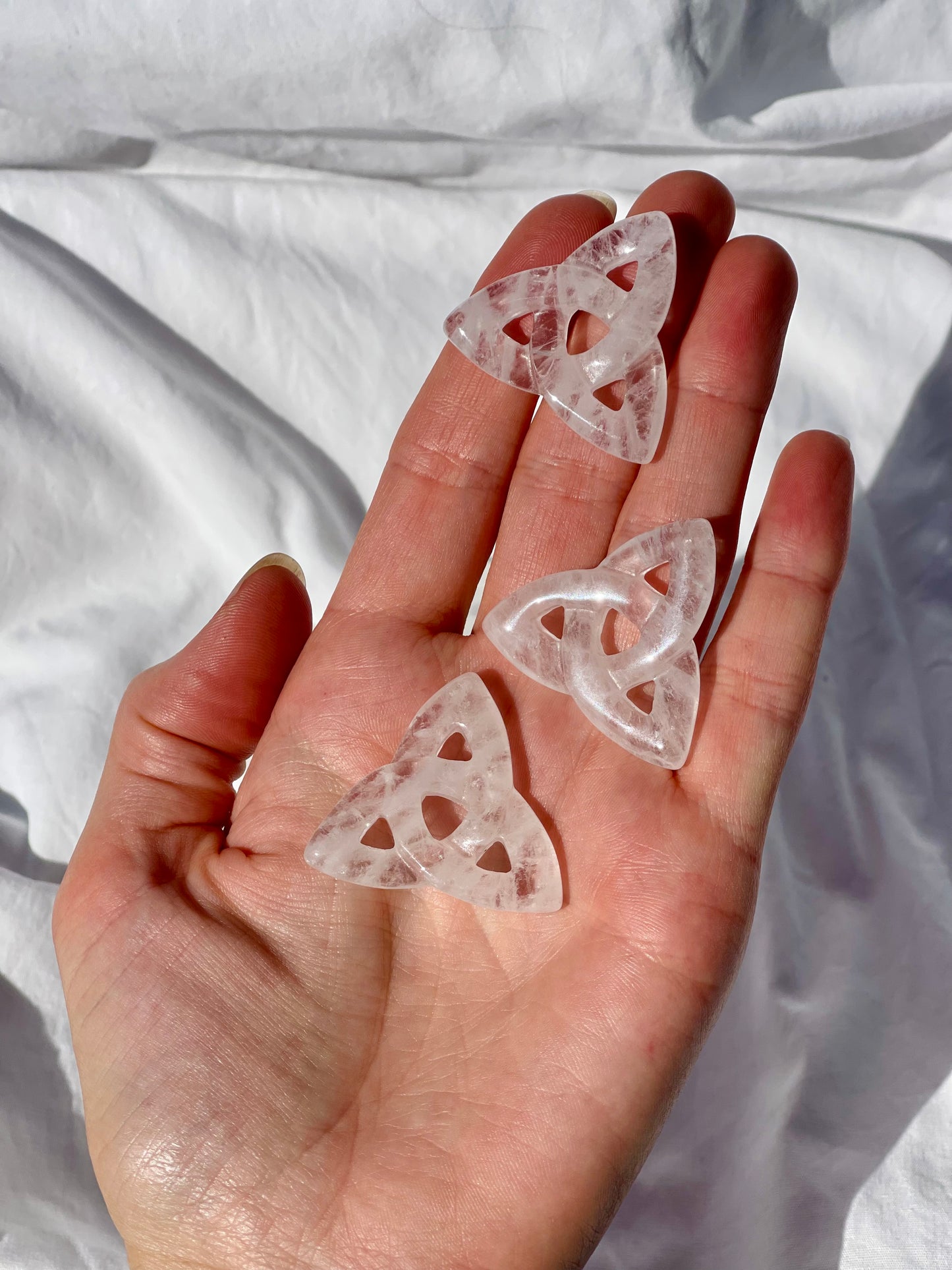 Clear Quartz Celtic Knot