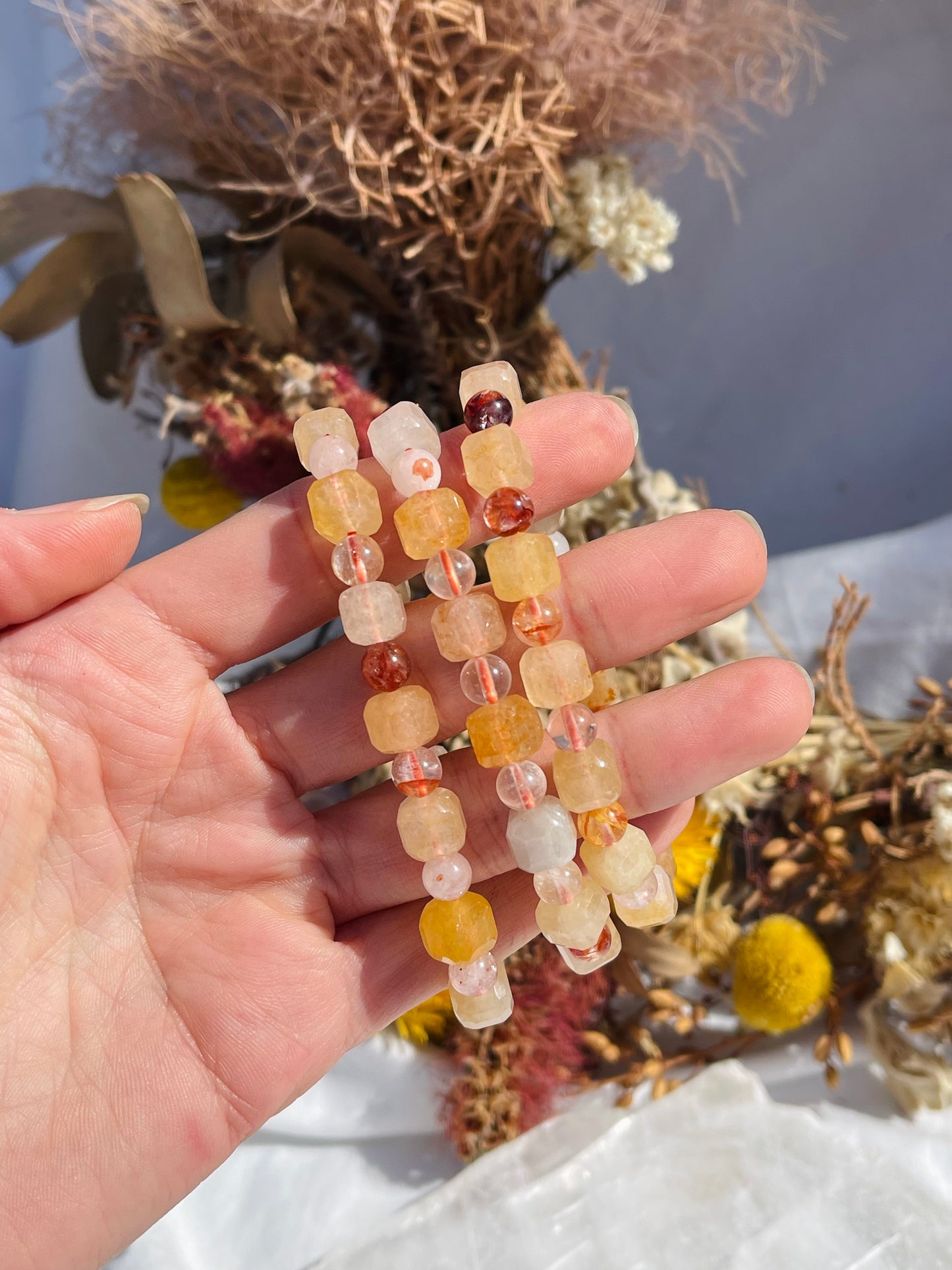 Golden Healer Cube Bracelet