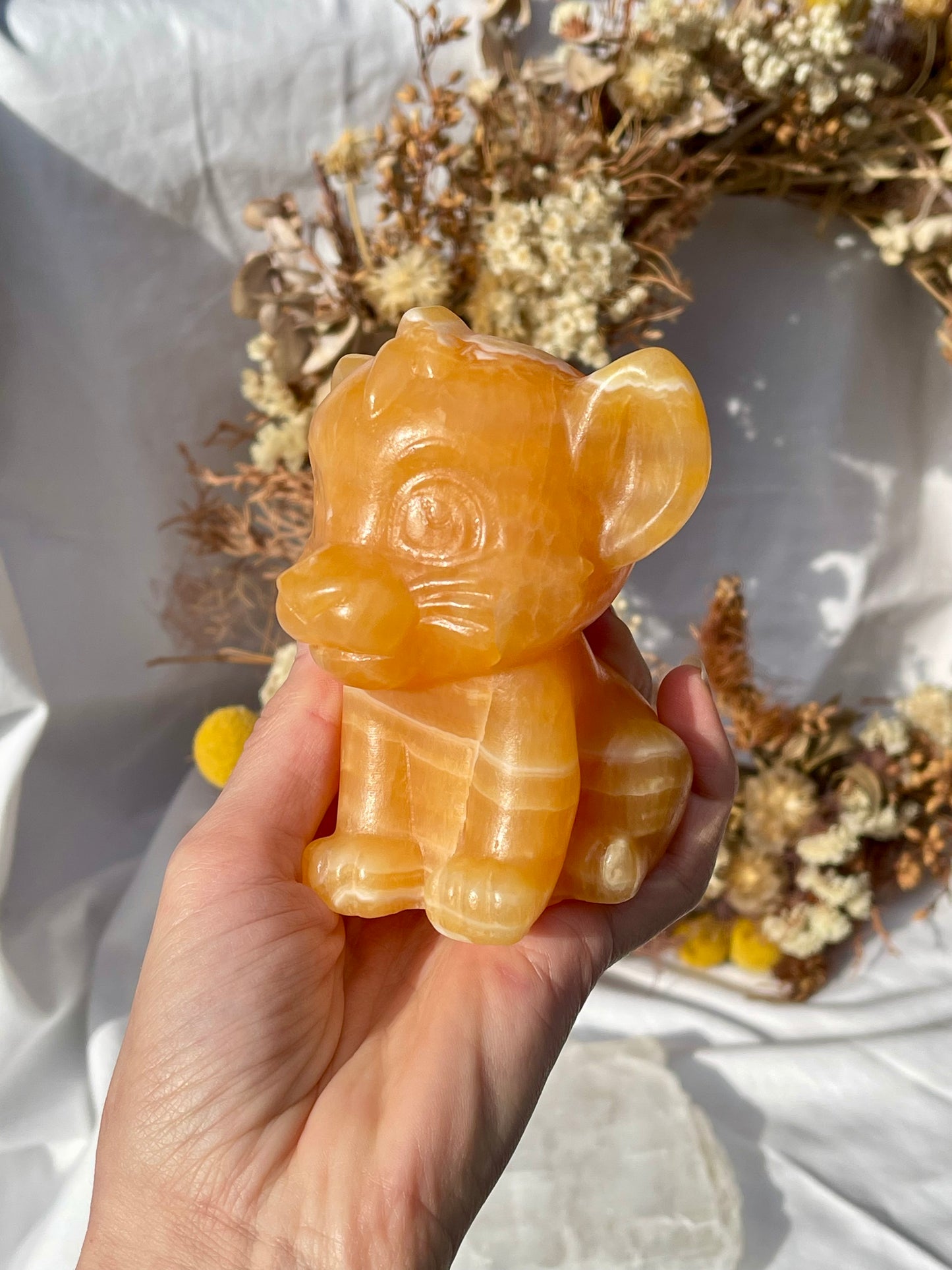 Orange Calcite Simba