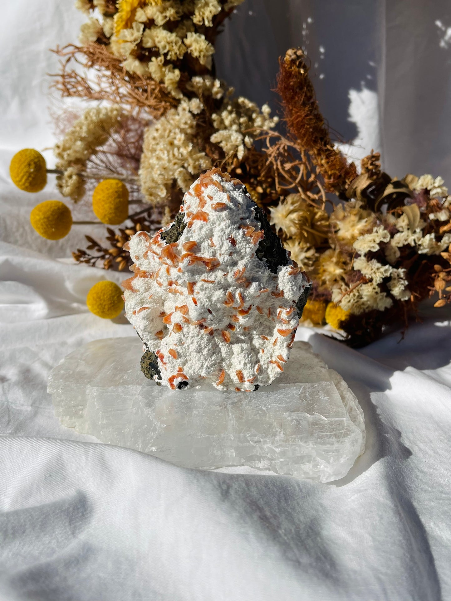 Heulandite on Mordenite Specimen #4