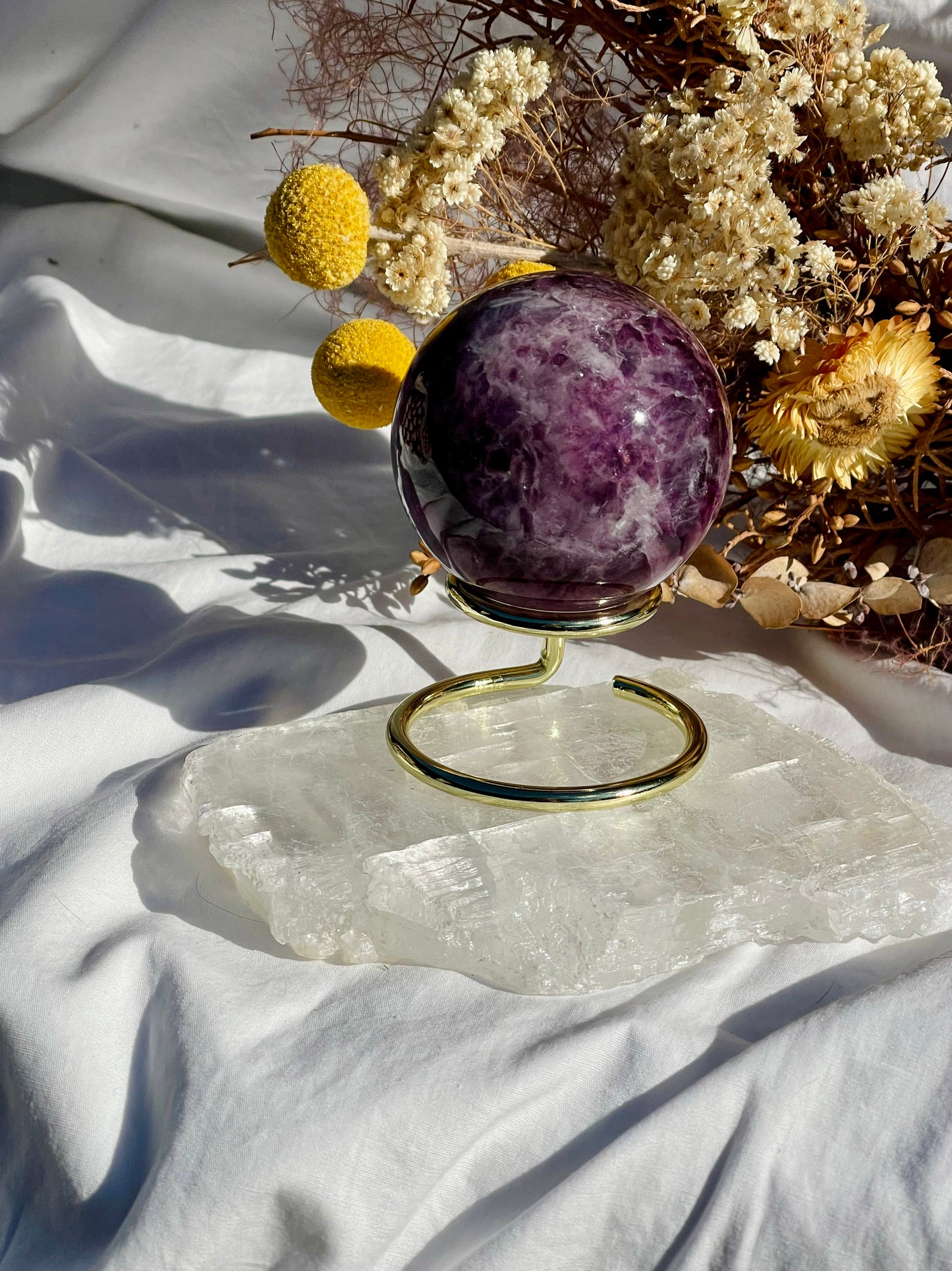 Purple Fluorite Sphere #3
