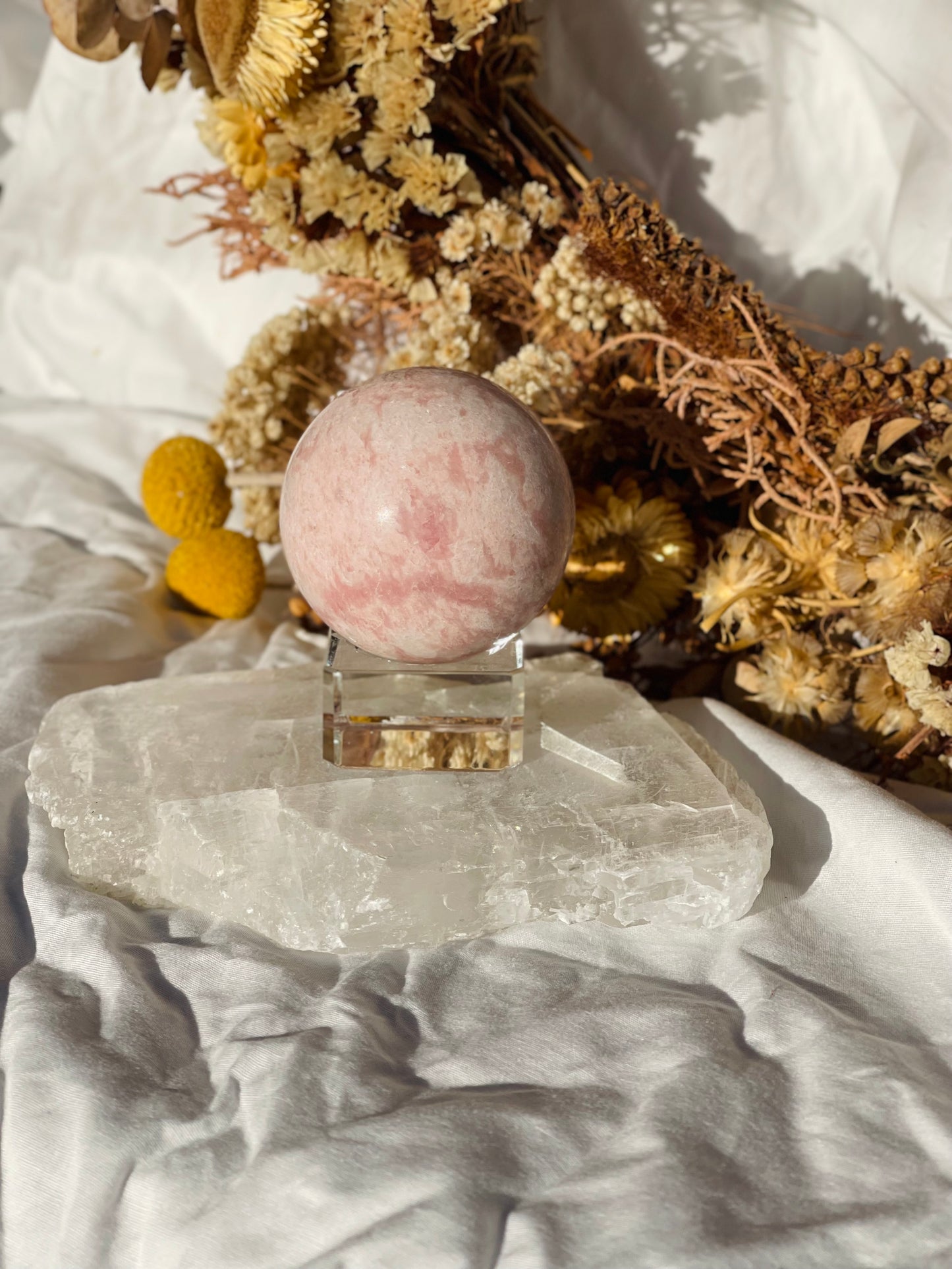 Pink Opal Sphere #1